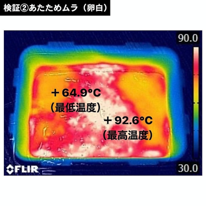 あたため・焼きともにムラが見られた。解凍機能は非常に優秀