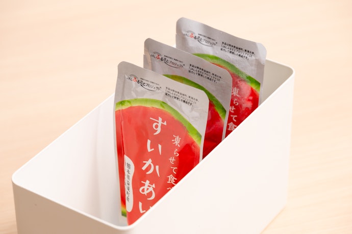 冷凍前は常温での保存も可能。すぐに冷凍庫に入れる必要はなし