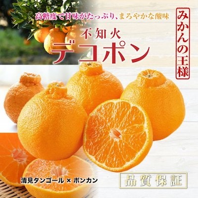 不知火の中でも基準を満たしたものが「デコポン」