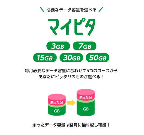 対象プランは「マイピタ」のみ!