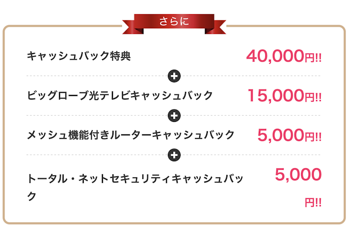 キャンペーンや割引を考慮した実質料金の安い光コラボがおすすめ