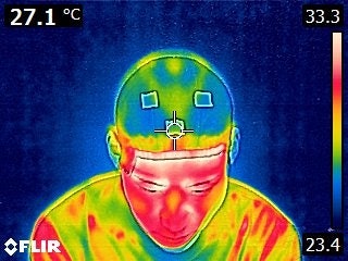 温度は1.7℃低下にとどまった。通気性はいまひとつ