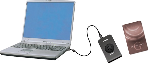 付属のカードに履歴情報を記録できる。使用状況の把握に便利