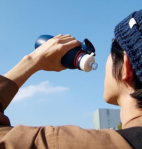 シーンに合わせて飲み口を選ぼう。登山やランニングなどにはワンタッチタイプ