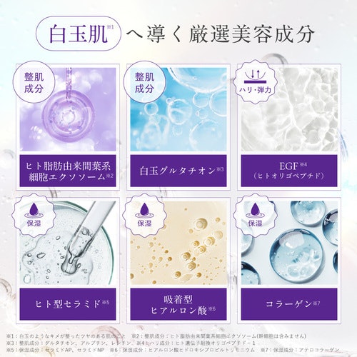美容ケアの分野で注目されている成分など、成分のこだわりを教えてください