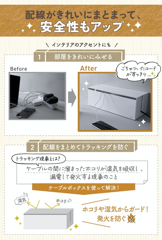 ケーブルボックスを使うメリットは?