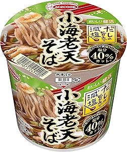 カップそばの塩分が気になる人は減塩タイプに注目