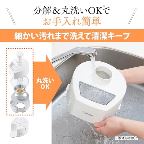 清潔に使うために、分解・洗浄しやすいものを選ぼう