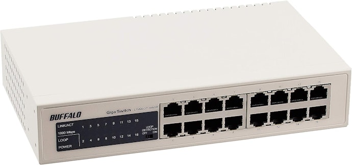 通信速度は1Gbps以上がベター。周辺機器の対応速度も確認しよう