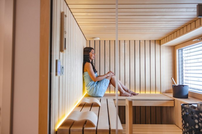 サウナ付き客室:時間を気にせず利用したい人にぴったり