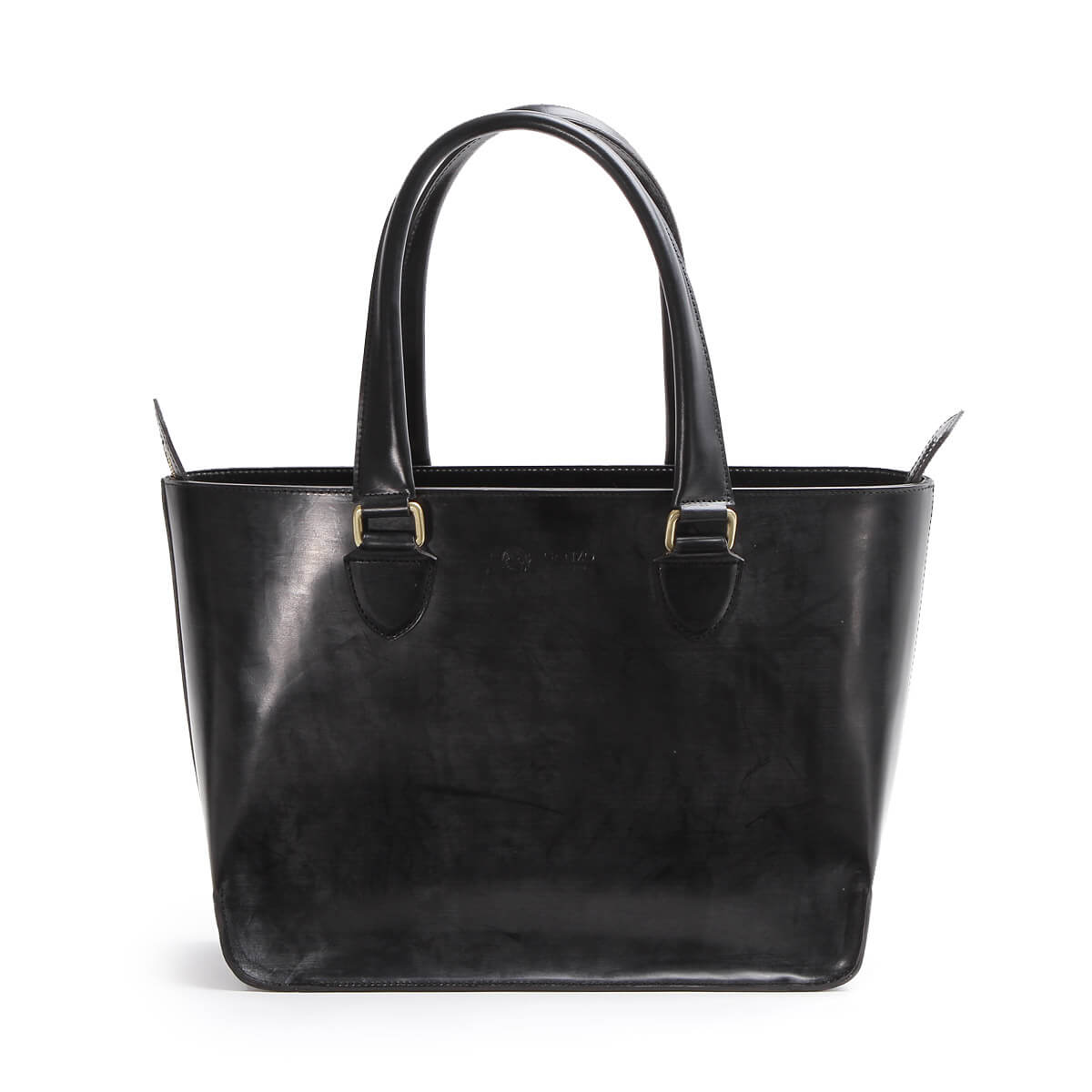 美品♡A4可♡HushTug ハッシュタグ レザー トートバッグ ジップミニトート ブラック – HushTug