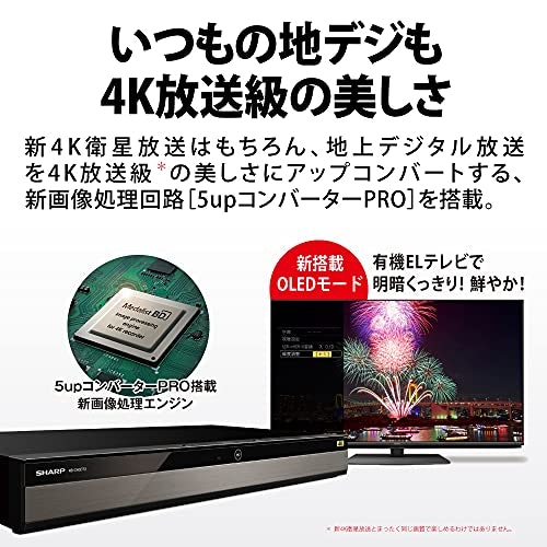 4Kアップコンバート機能付きなら、現行の放送やDVDも4Kで視聴可能