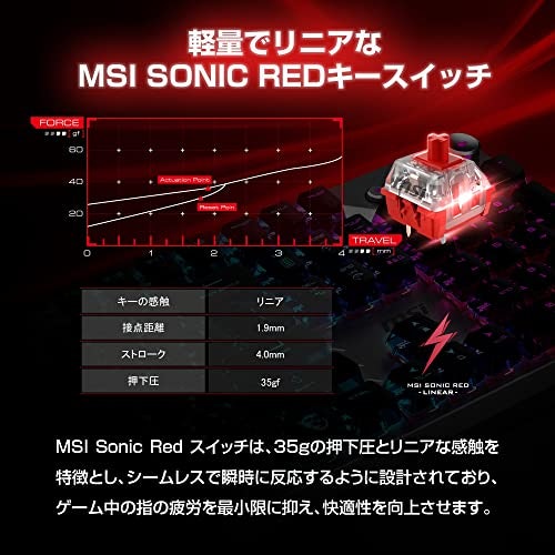 軽い打鍵感が好みなら赤軸。ゲームにも仕事にも使いやすい