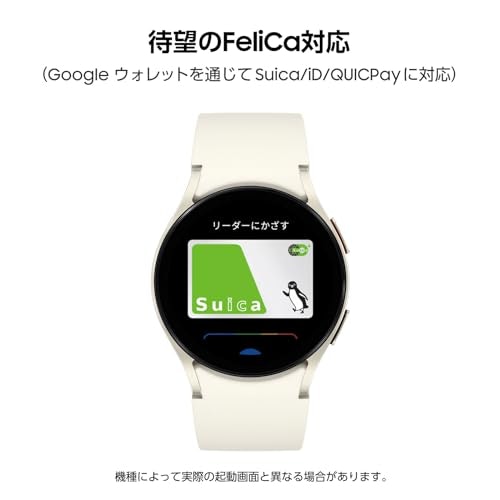 スマホなしで通知やスケジュールの確認が可能。Suica・iDなどキャッシュレス決済も