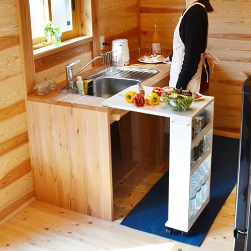 キッチンワゴン キッチン作業台 キャスター付 ステンレス 幅68 奥行31