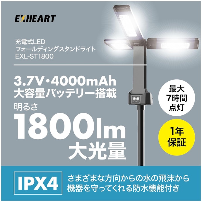 キャンプ用や釣り用など場所を問わず使いたいなら充電式がおすすめ
