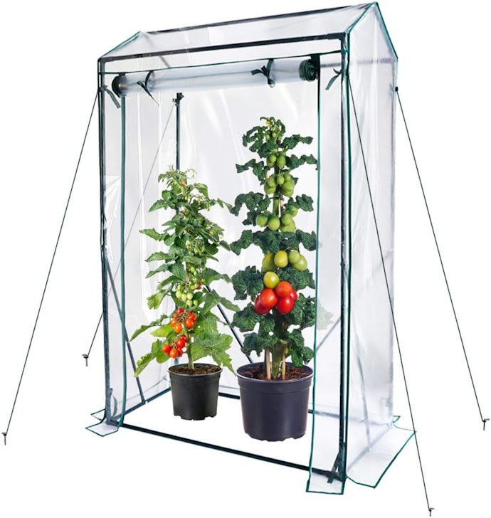 縦型:背の高い観葉植物や野菜用に。横にスペースを取れない場合にも便利