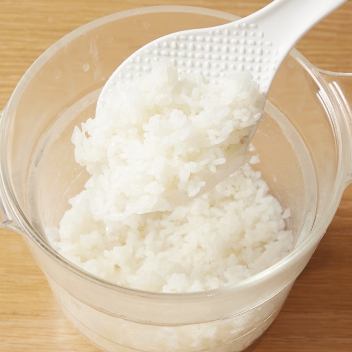 味や見た目に満足できる炊きあがり。もちもちした食感がモニターから好評だった