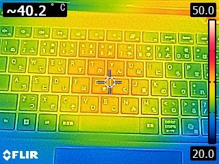 稼動音や発熱は控えめ。作業に集中しやすい