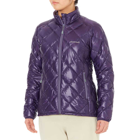 mont-bell レディース ダウンジャケット L パープル モンベル ダウン