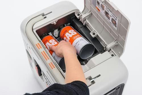カセットボンベが多いほど長時間使える。用途に合わせて本数を決めよう