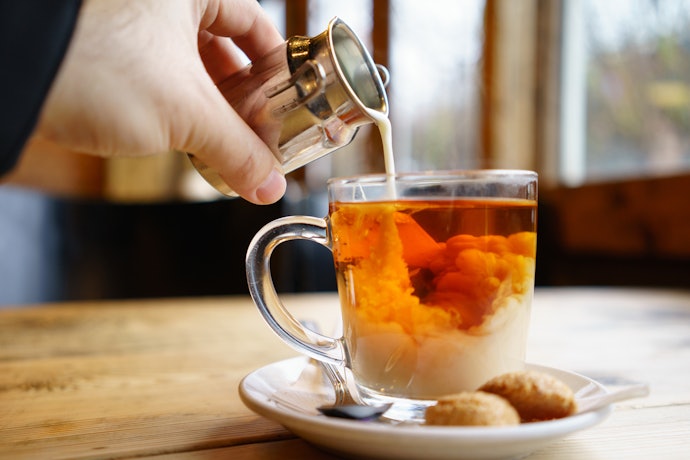 濃厚さが特徴の「コーボン」は、ミルクティーにぴったり