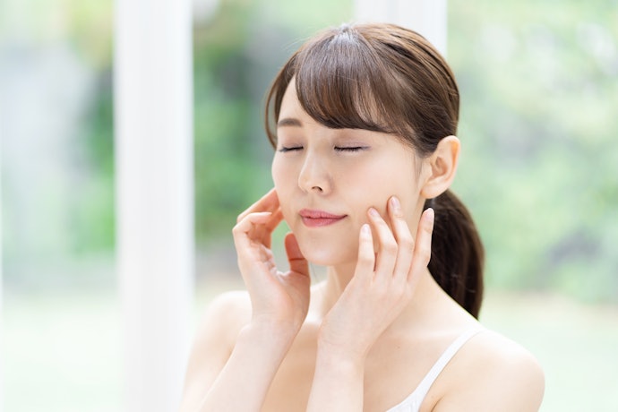 UVカット効果付き。日常使いしやすい