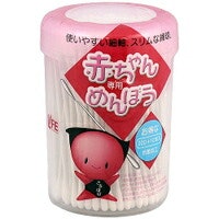 鼻掃除には、先端が細い綿棒が使いやすい
