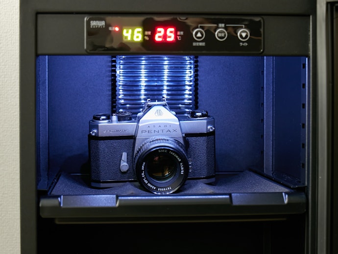 庫内LEDがあれば機材が見つけやすく見栄えもよい