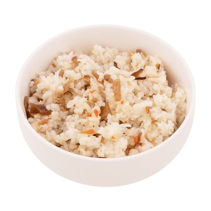 常温でもおいしい五目ご飯。小麦アレルギーの人は注意