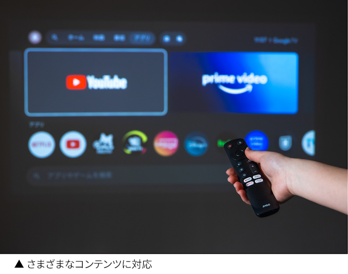 ネトフリやアマプラなどネットサービスが充実しているから、見たいコンテンツがすぐに見られる