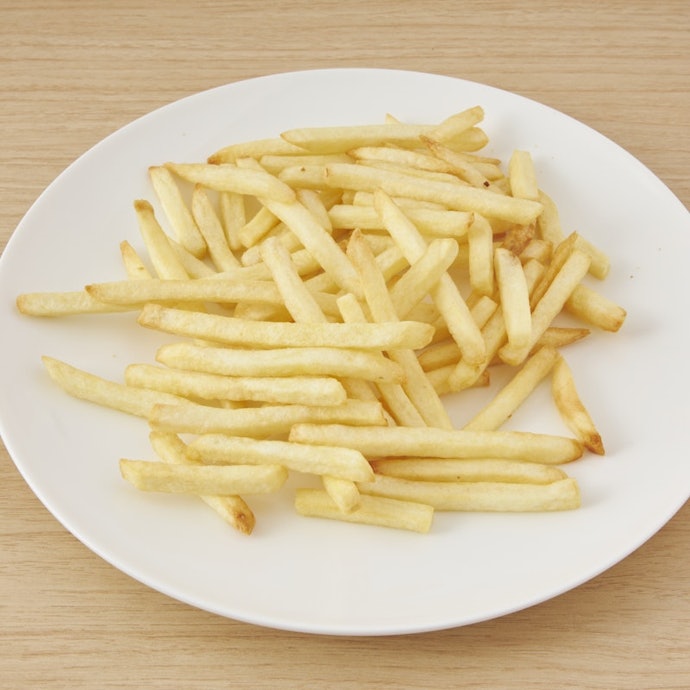 冷凍ポテトの仕上がりはいま一歩。サクッと感・ホクホク感は控えめ