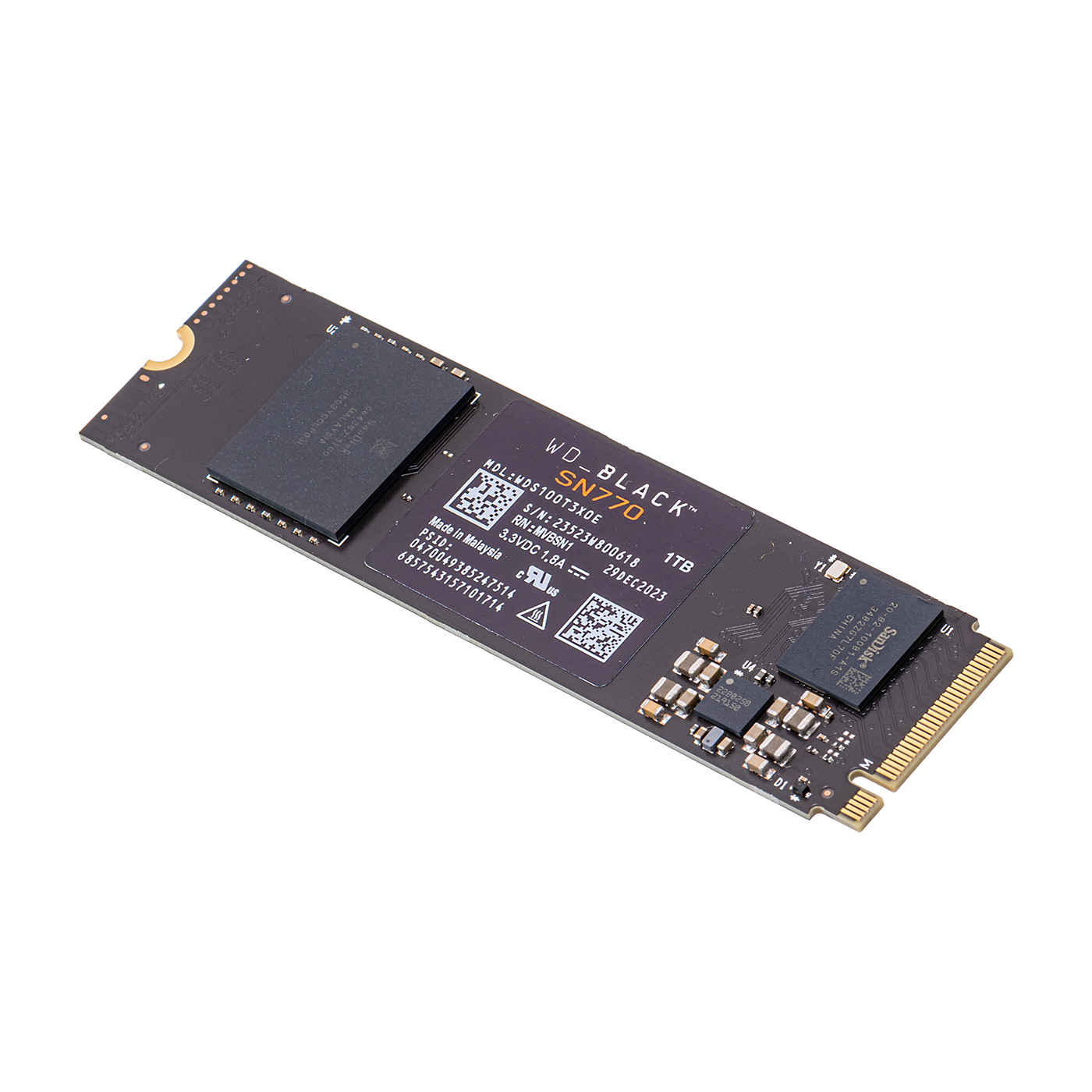 【新品未開封】WEST SN770 NVMe WDS100T3X0E Western Digital SanDisk WD_BLACK SN770 NVMe WDS100T3X0Eを