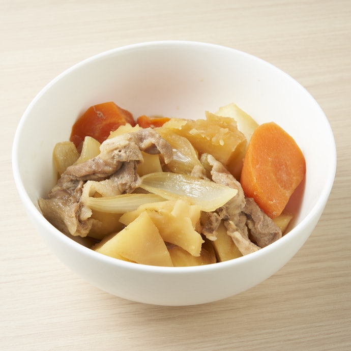 調理した肉じゃが・唐揚げ・茶碗蒸しの仕上がりはいまひとつ