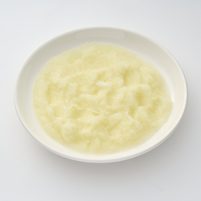食材を刻むのは少し苦手。すりおろしたような水っぽい仕上がりに