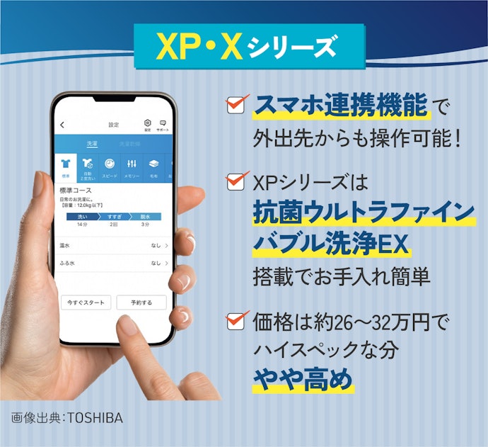 スマホ連携機能も!利便性を追求するならハイスペックなXP・Xシリーズを