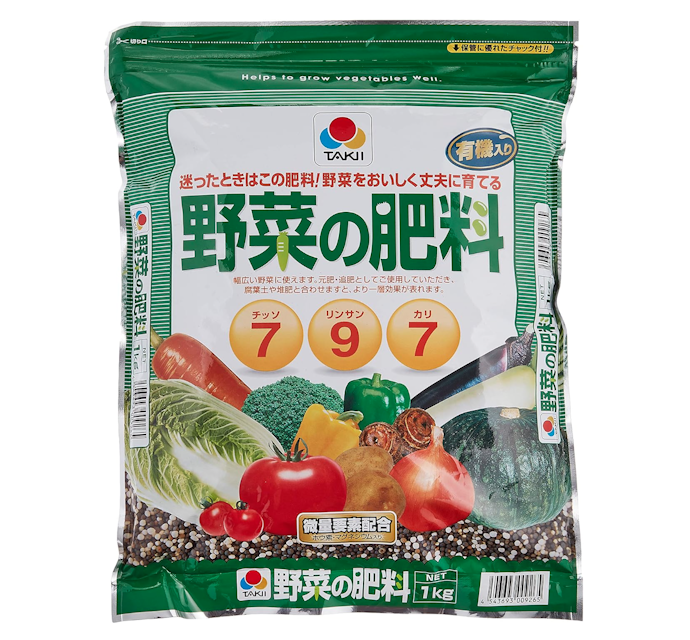 トマト・ナスなど収穫期間の長い野菜に使うなら、遅効性・緩効性肥料を選択