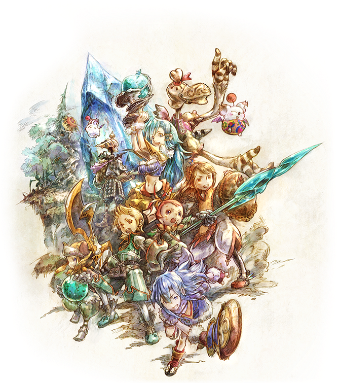 任天堂から発売された「FFCC」。ビジュアルが好みなら選択肢