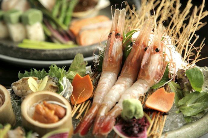 食の宝庫・北海道ではこだわりの食事を楽しもう。バイキングや会席など豊富