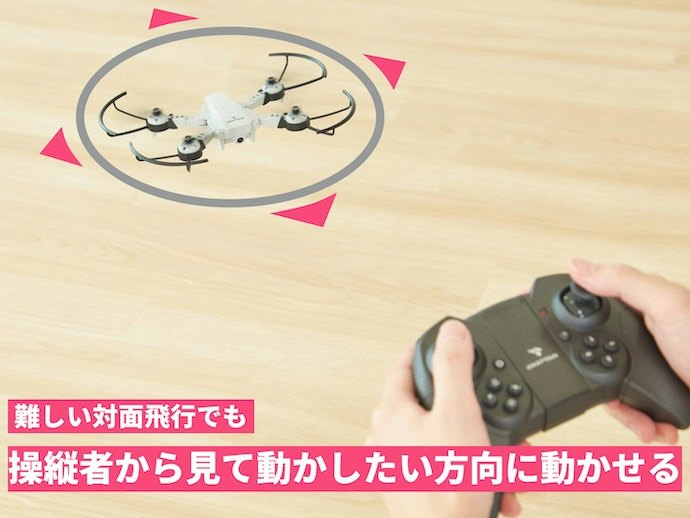 直感的に操縦したい人には、ヘッドレス機能つきがおすすめ