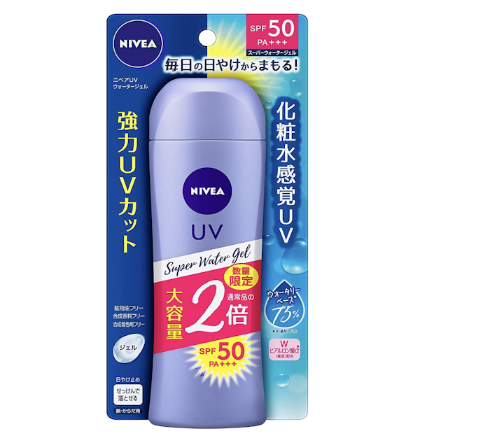 屋外レジャーでは、プロテクトウォーターミルク マイルドなどのSPF50が活躍