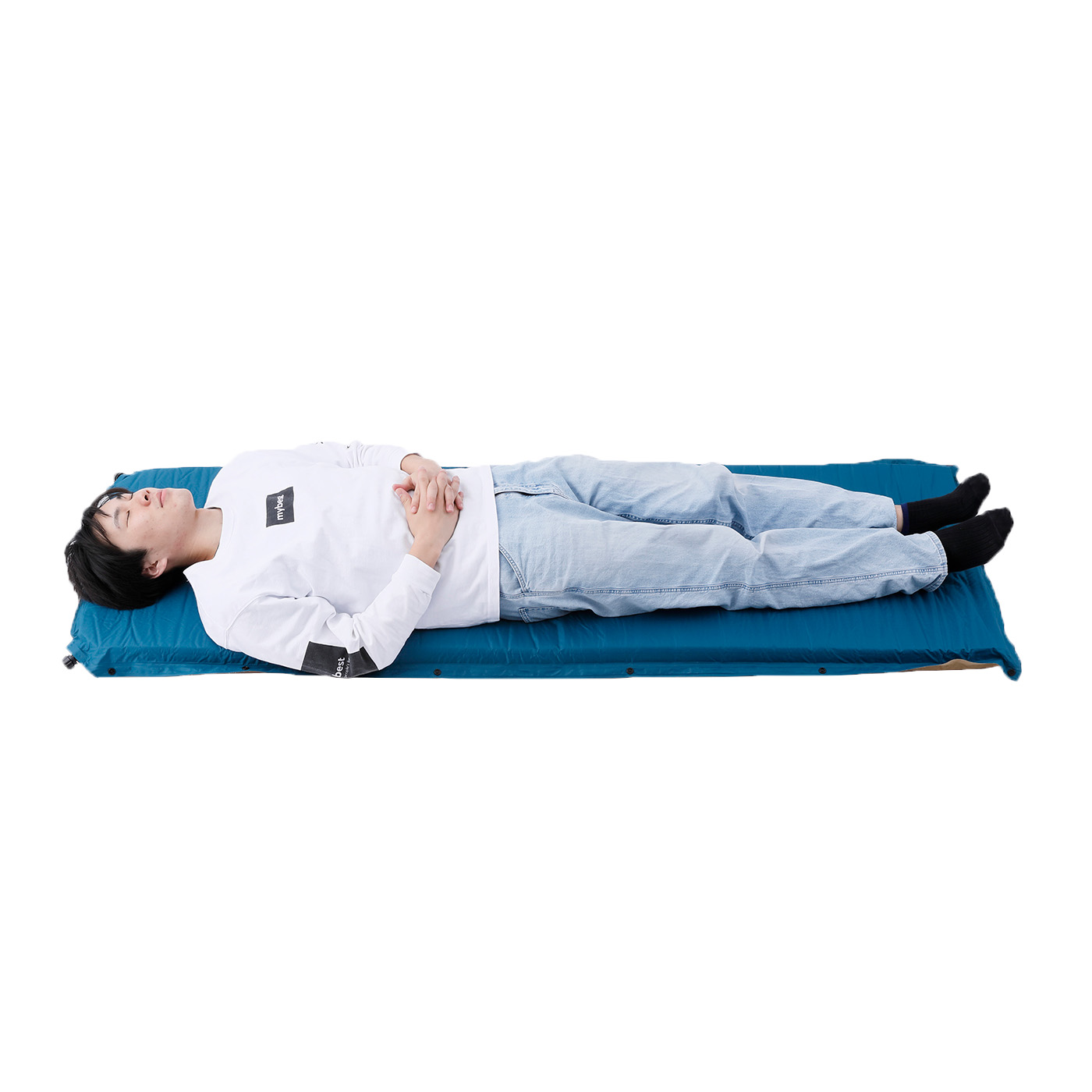 ロゴス ダブルバルブ 高密弾力 100セルフインフレートマット SOLOを