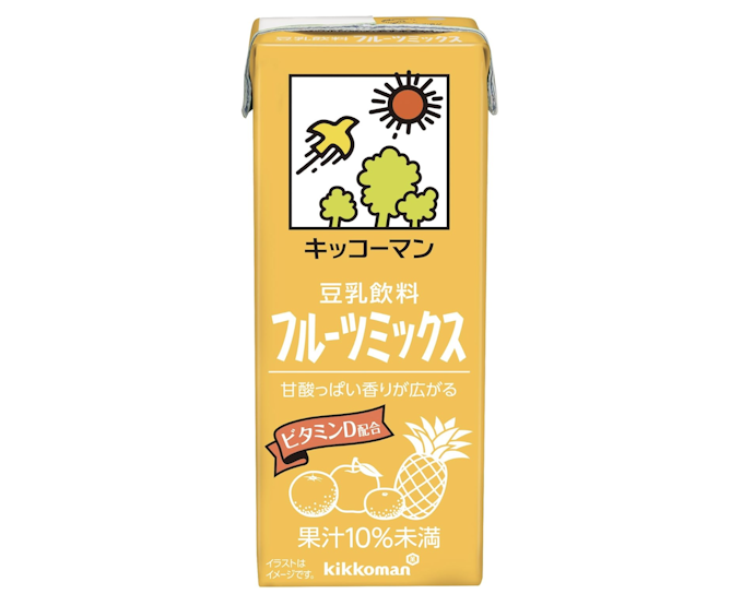 豆乳が苦手なら、大豆感の少ないフルーツ・ジュース系がおすすめ