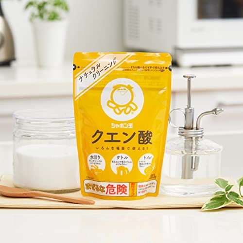 水垢:クエン酸など酸性の洗剤がおすすめ。ただし金属への使用は慎重に