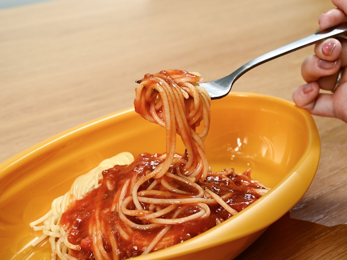 水分を含んだような柔らかくもちもちの食感。鍋で茹でたときのようにおいしく作れた
