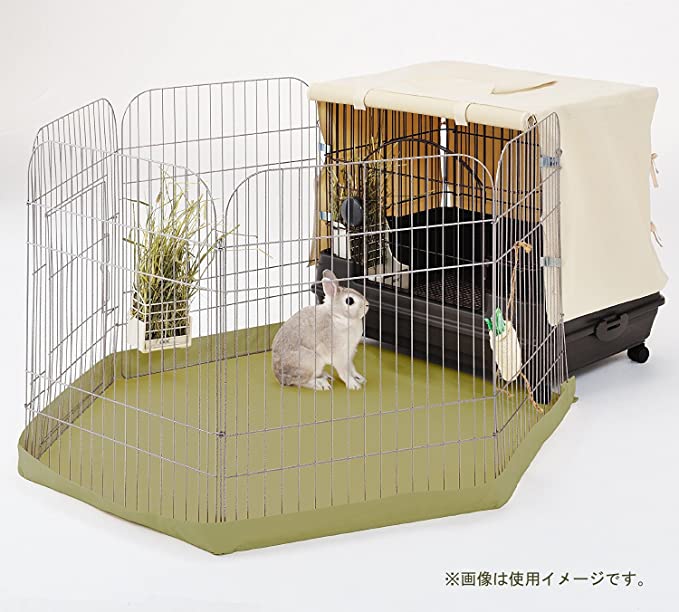 【商談中】うさぎゲージ　うさぎ小屋　サービス品5点付き　ペットゲージ 楽天市場】小動物 ケージ うさぎ ペットケージ キャスター 小型 1段