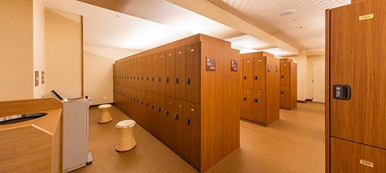 着替えに便利なロッカールームの有無をチェック!