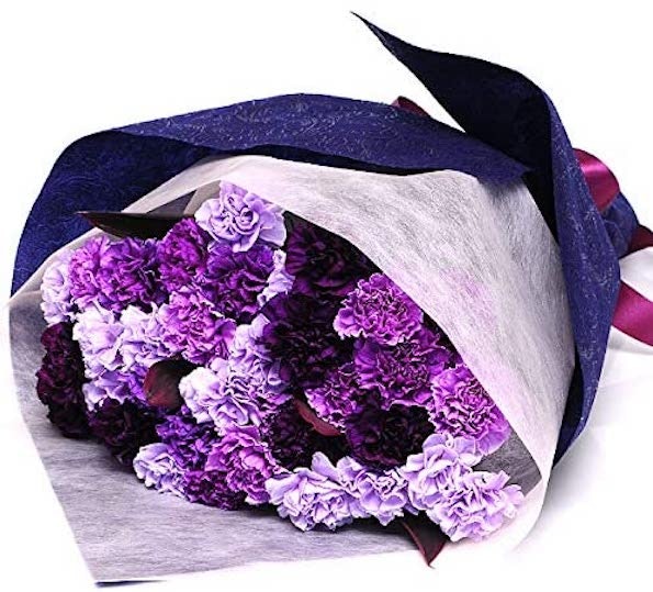 定番の花でも珍しい色なら印象に残る