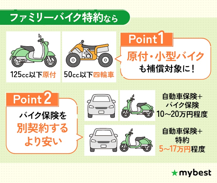家族内でバイクを利用するなら、ファミリーバイク特約を検討しよう
