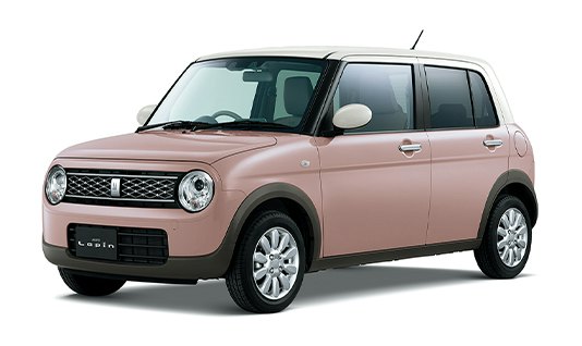 かわいい車種:スズキ「ラパン」をチョイス